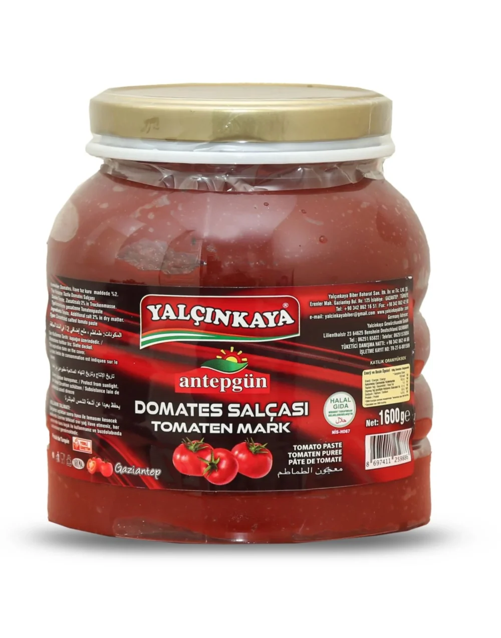 Yalçınkaya Domates Salçası 1600gr