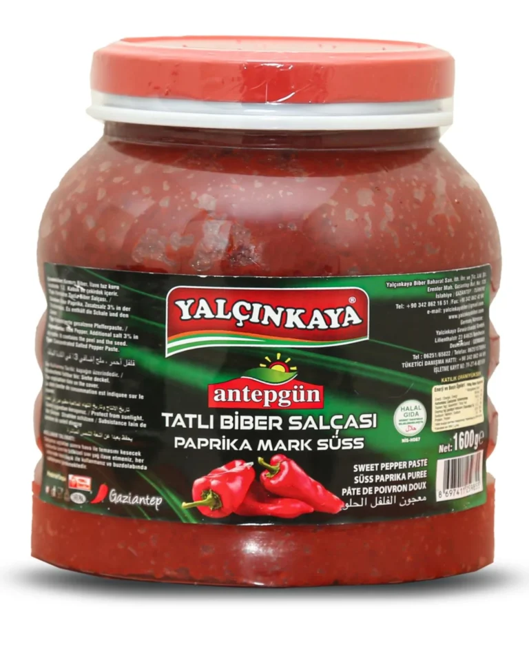 Yalçınkaya Tatlı Biber Salçası 1600gr
